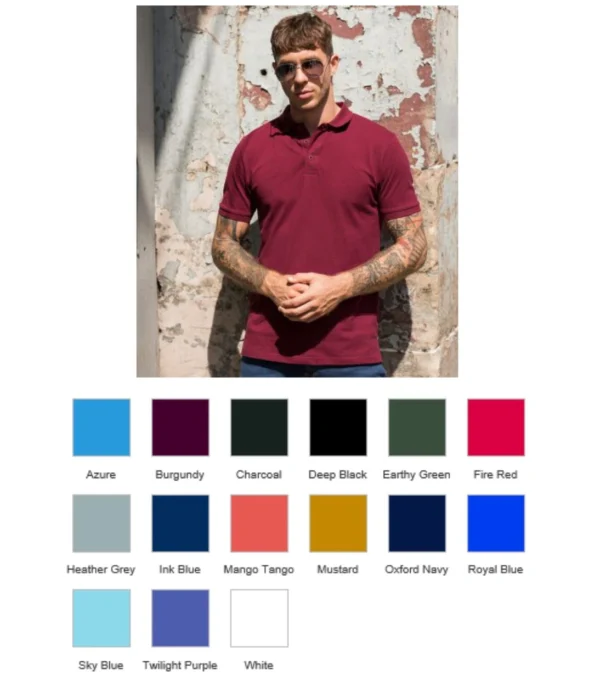 JP100 AWD The 100 Cotton Pique Polo Shirt